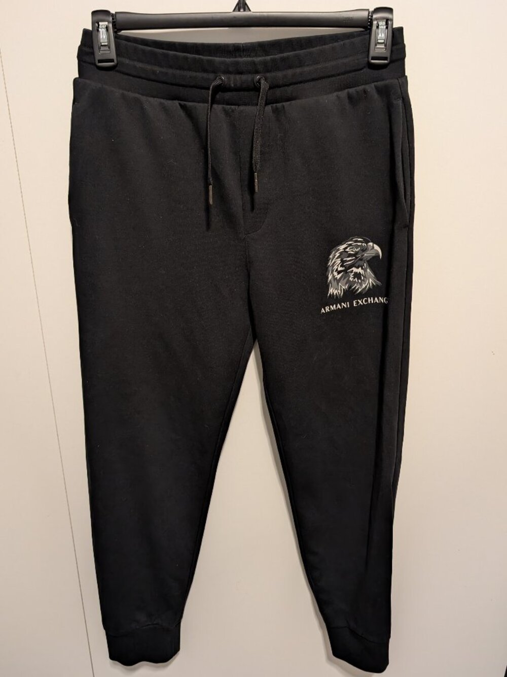Armani Exchange Maxi Eagle Logo Sweatpants - Small (unisex)